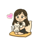 Everyday of Miu（個別スタンプ：21）