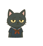 黒猫毒舌JK【優しさの狂気編】（個別スタンプ：16）