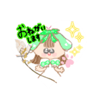 毎日使える！可愛いリボンの女の子（個別スタンプ：15）