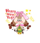 毎日使える！可愛いリボンの女の子（個別スタンプ：20）