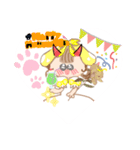 毎日使える！可愛いリボンの女の子（個別スタンプ：21）