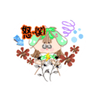 毎日使える！可愛いリボンの女の子（個別スタンプ：24）