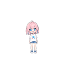 ピンク髪の小さい女の子（個別スタンプ：2）