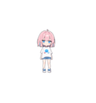 ピンク髪の小さい女の子（個別スタンプ：4）