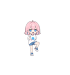 ピンク髪の小さい女の子（個別スタンプ：20）