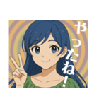 happy girls 4（個別スタンプ：6）