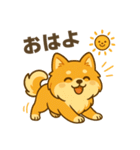 ポメのモコちゃんかわいいな①（個別スタンプ：21）