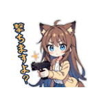 キツネとタヌキの軌跡（個別スタンプ：10）