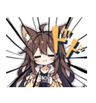 キツネとタヌキの軌跡（個別スタンプ：12）