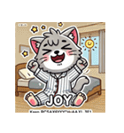 朝起きたら絶望してるネコ（個別スタンプ：12）