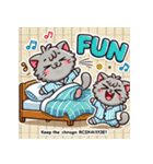 朝起きたら絶望してるネコ（個別スタンプ：23）
