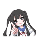 ♡創作美少女♡（個別スタンプ：8）