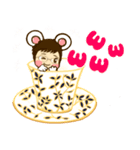 みちこちゃんの幸せスタンプ（個別スタンプ：10）