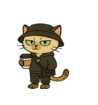 おしゃれ猫ミル（個別スタンプ：6）