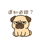 パグのぽやぽや日常★〞（個別スタンプ：20）