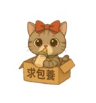 ふたごネコ（個別スタンプ：30）