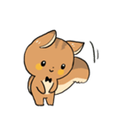にこやかなリス 文字なし（個別スタンプ：3）