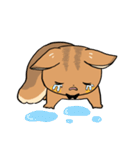 にこやかなリス 文字なし（個別スタンプ：7）