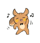 にこやかなリス 文字なし（個別スタンプ：8）