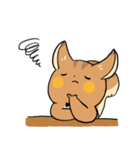 にこやかなリス 文字なし（個別スタンプ：9）