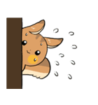 にこやかなリス 文字なし（個別スタンプ：11）