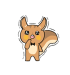 にこやかなリス 文字なし（個別スタンプ：22）