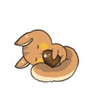 にこやかなリス 文字なし（個別スタンプ：27）