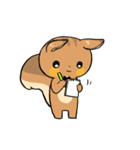 にこやかなリス 文字なし（個別スタンプ：29）