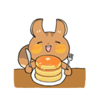 にこやかなリス 文字なし（個別スタンプ：36）