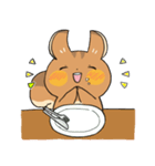 にこやかなリス 文字なし（個別スタンプ：37）