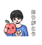 りんご通信すたんぷ！(メンバーVer.)（個別スタンプ：16）