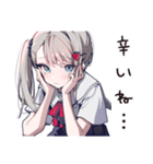 共感する恋愛女子の気持ち（個別スタンプ：16）