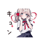 共感する恋愛女子の気持ち（個別スタンプ：23）