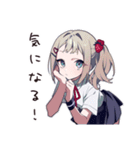 共感する恋愛女子の気持ち（個別スタンプ：28）