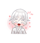 三日月宗近と鶴丸国永のLINEスタンプ（個別スタンプ：26）