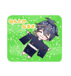 三日月宗近と鶴丸国永のLINEスタンプ（個別スタンプ：38）