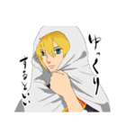 寄り添う男士（個別スタンプ：31）