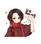 毎日使える❀加州清光スタンプ【刀剣乱舞】（個別スタンプ：7）