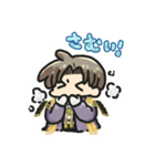 トークのお側に長谷部くん（個別スタンプ：4）
