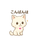 もふもふ神使？☆しろねこ便（個別スタンプ：9）