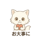 もふもふ神使？☆しろねこ便（個別スタンプ：27）