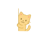 ふわっとシュールなねこ（個別スタンプ：4）