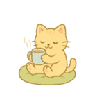 ふわっとシュールなねこ（個別スタンプ：16）