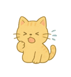 ふわっとシュールなねこ（個別スタンプ：21）