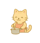 ふわっとシュールなねこ（個別スタンプ：35）