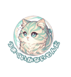 しゃぼねこ（個別スタンプ：12）