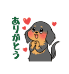 ぽっちゃりダックス（多頭飼い）（個別スタンプ：36）