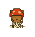 きにゃんこ(きのこ+にゃんこ)日常スタンプ（個別スタンプ：1）