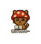 きにゃんこ(きのこ+にゃんこ)日常スタンプ（個別スタンプ：3）