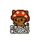 きにゃんこ(きのこ+にゃんこ)日常スタンプ（個別スタンプ：11）
